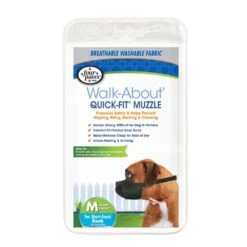 Four Paws® Quick-Fit® Muzzle For Dogs -Tropi Pet Care Shop 045663590352 four paws quick fit muzzle in packaging front