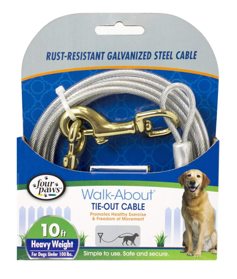 Four Paws® Walk-About® Tie-Out Cable - Heavy Weight 3 Four Paws® Walk-About® Tie-Out Cable - Heavy Weight