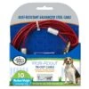 Four Paws® Walk-About® Tie-Out Cable - Medium Weight 2 Four Paws® Walk-About® Tie-Out Cable - Medium Weight -Tropi Pet Care Shop 045663856106 four paws medium weight dog tie out cable red 10ft inpackagingfront 1