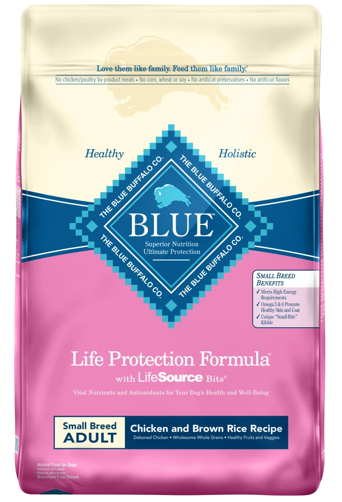 Blue Buffalo Life Protection Natural Chicken & Brown Rice Recipe Small Breed Adult Dry Dog Food 3 Blue Buffalo Life Protection Natural Chicken & Brown Rice Recipe Small Breed Adult Dry Dog Food