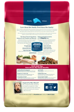 Blue Buffalo Life Protection Natural Fish & Brown Rice Recipe Adult Dry Dog Food 9 Blue Buffalo Life Protection Natural Fish & Brown Rice Recipe Adult Dry Dog Food -Tropi Pet Care Shop 11518 1524247430
