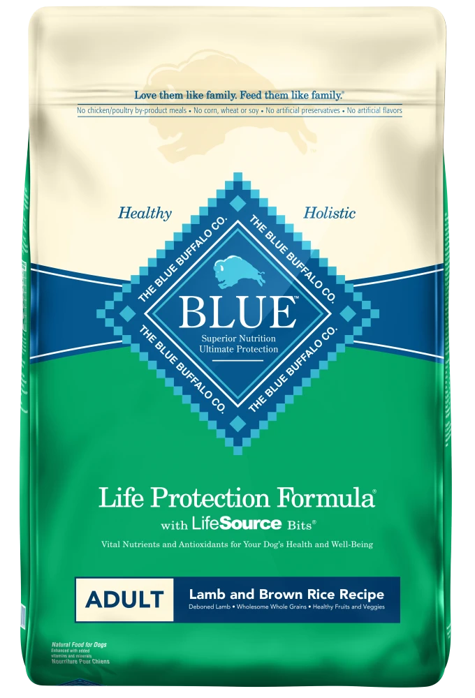 Blue Buffalo Life Protection Natural Lamb & Brown Rice Recipe Adult Dry Dog Food 3 Blue Buffalo Life Protection Natural Lamb & Brown Rice Recipe Adult Dry Dog Food