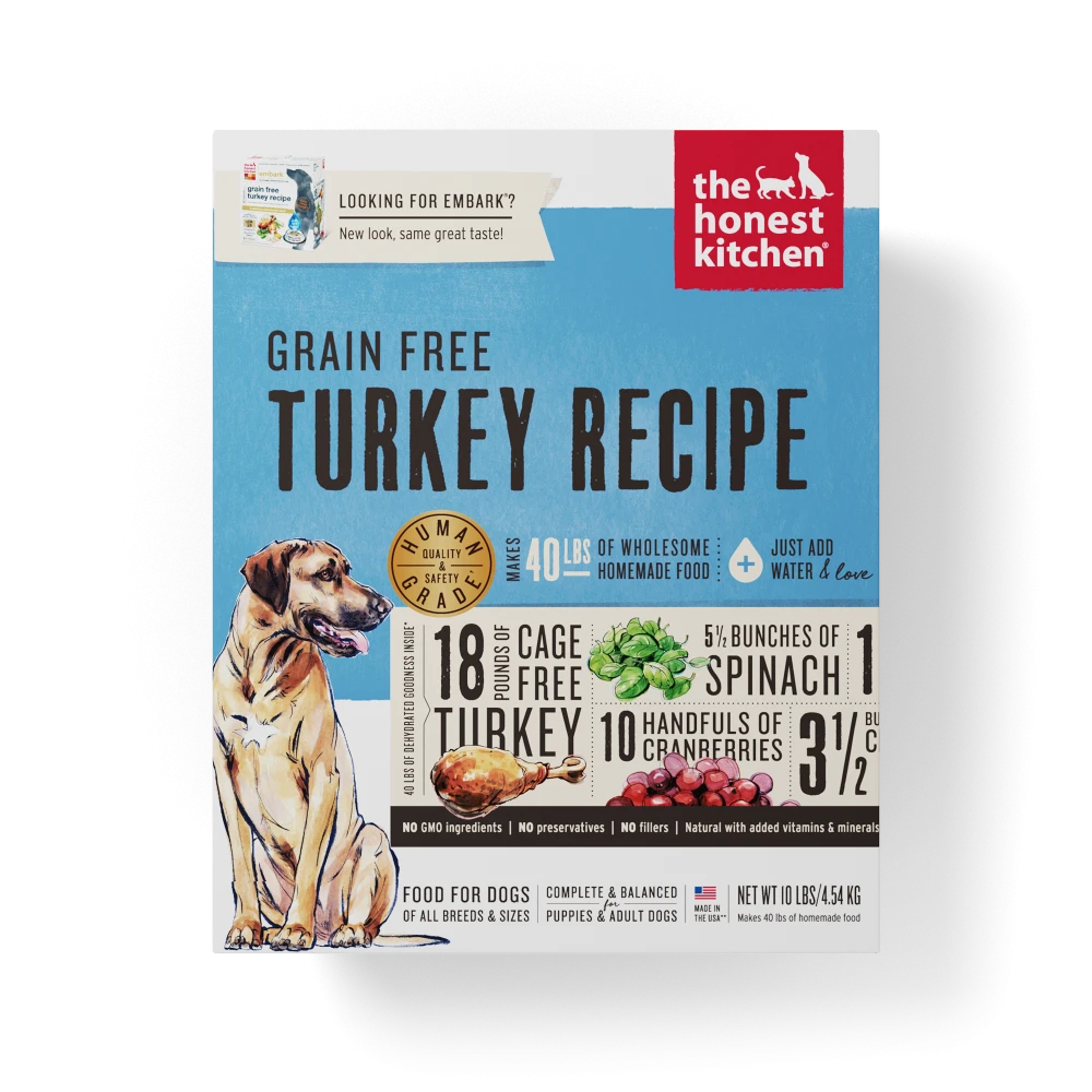 The Honest Kitchen Grain Free Turkey Recipe Dehydrated Dog Food 6 The Honest Kitchen Grain Free Turkey Recipe Dehydrated Dog Food - Image 4