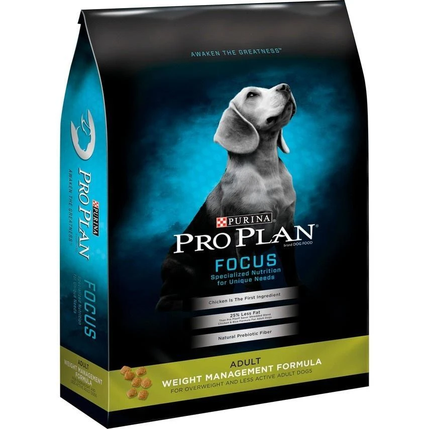 Purina Pro Plan Focus Adult Weight Management Formula Dry Dog Food 3 Purina Pro Plan Focus Adult Weight Management Formula Dry Dog Food