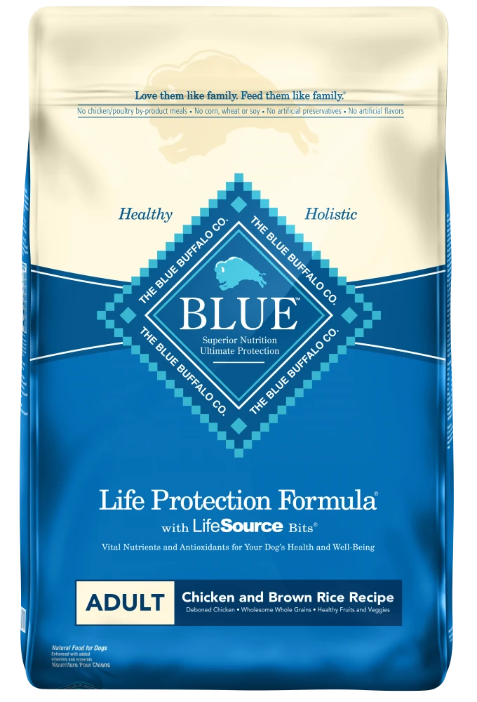 Blue Buffalo Life Protection Natural Chicken & Brown Rice Recipe Adult Dry Dog Food 3 Blue Buffalo Life Protection Natural Chicken & Brown Rice Recipe Adult Dry Dog Food