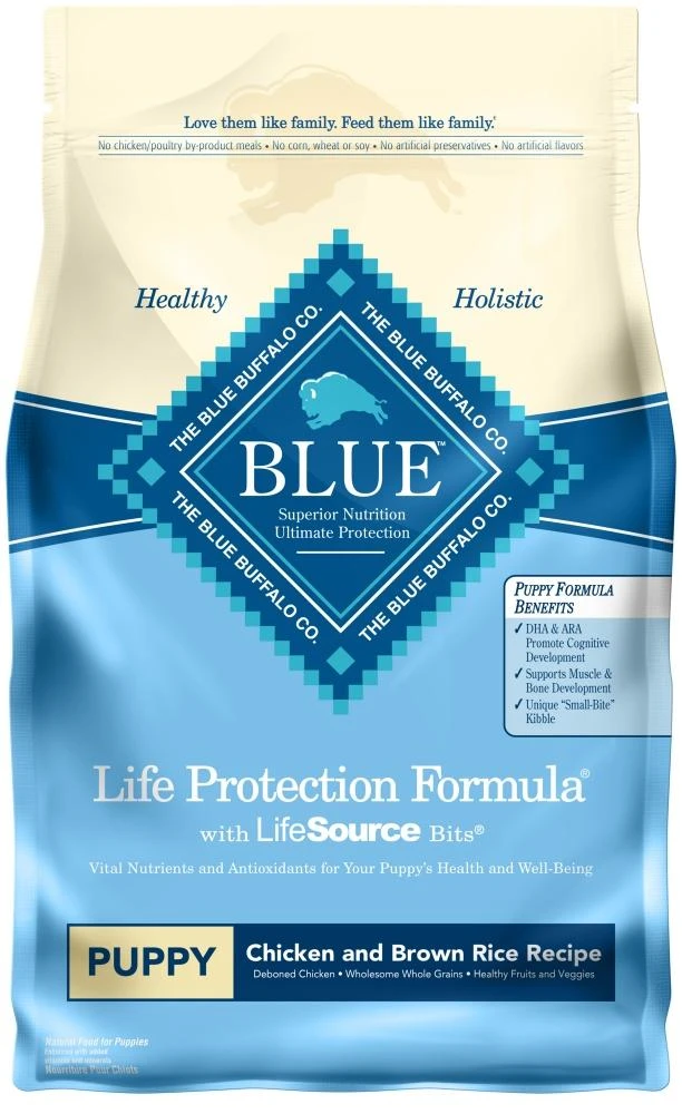 Blue Buffalo Life Protection Natural Chicken & Brown Rice Recipe Puppy Dry Dog Food 3 Blue Buffalo Life Protection Natural Chicken & Brown Rice Recipe Puppy Dry Dog Food