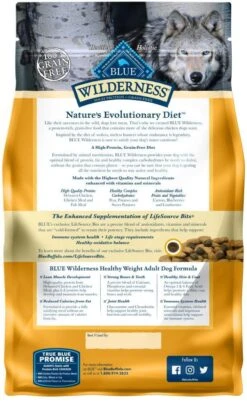 Blue Buffalo Wilderness Grain Free Healthy Weight Natural Chicken Recipe Adult Dry Dog Food 8 Blue Buffalo Wilderness Grain Free Healthy Weight Natural Chicken Recipe Adult Dry Dog Food -Tropi Pet Care Shop 30547 1556052060
