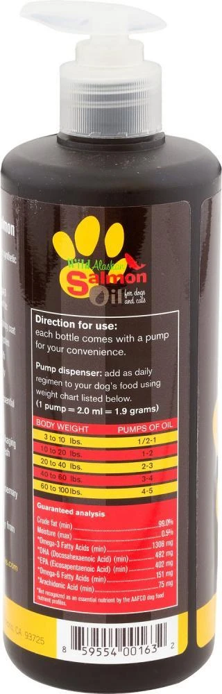 Plato Wild Alaskan Salmon Oil For Dogs & Cats 4 Plato Wild Alaskan Salmon Oil For Dogs & Cats - Image 2