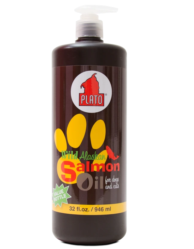 Plato Wild Alaskan Salmon Oil For Dogs & Cats 3 Plato Wild Alaskan Salmon Oil For Dogs & Cats
