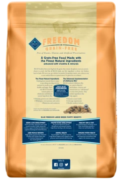 Blue Buffalo Freedom Large Breed Puppy Chicken Recipe Dry Dog Food 9 Blue Buffalo Freedom Large Breed Puppy Chicken Recipe Dry Dog Food -Tropi Pet Care Shop 35907 1529704811