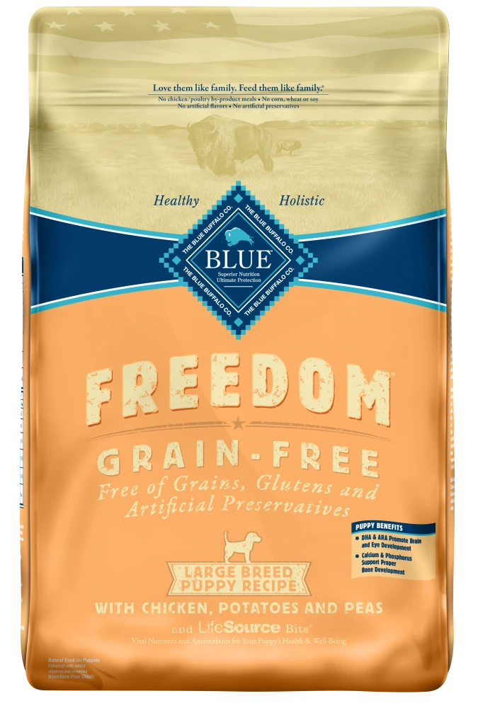 Blue Buffalo Freedom Large Breed Puppy Chicken Recipe Dry Dog Food 3 Blue Buffalo Freedom Large Breed Puppy Chicken Recipe Dry Dog Food