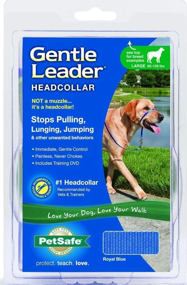 Petsafe Gentle Leader Quick Release Royal Blue Headcollar For Dogs 4 Petsafe Gentle Leader Quick Release Royal Blue Headcollar For Dogs - Image 2