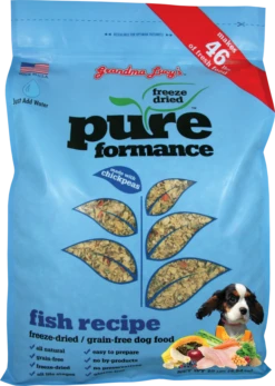 Grandma Lucy's Pureformance Fish Recipe Freeze Dried Grain Free Dog Food