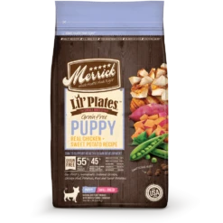 Merrick Lil' Plates Grain Free Puppy Small Breed Real Chicken And Sweet Potato Recipe Dry Dog Food