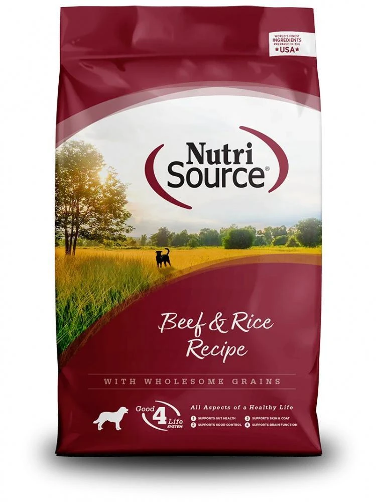 NutriSource® Beef & Brown Rice Recipe Dry Dog Food 3 NutriSource® Beef & Brown Rice Recipe Dry Dog Food