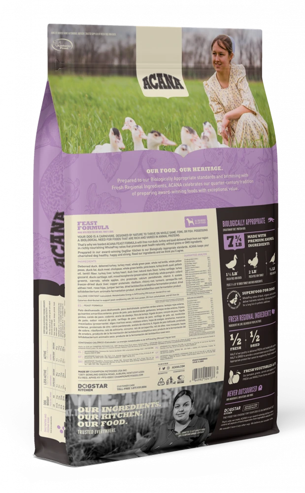 ACANA Feast Formula Grain Free Dry Dog Food 4 ACANA Feast Formula Grain Free Dry Dog Food - Image 2