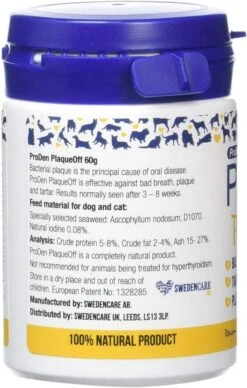 Proden PlaqueOff Dental Powder Supplement For Dogs & Cats -Tropi Pet Care Shop 43802 1573671172
