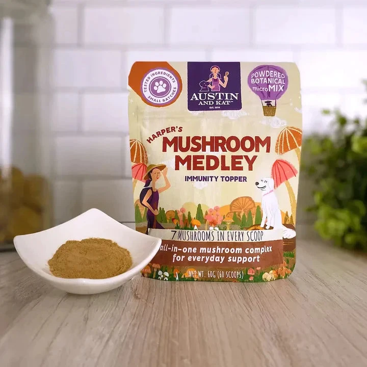 Austin And Kat Harper's Mushroom Medley Immunity Powder 3 Austin And Kat Harper's Mushroom Medley Immunity Powder
