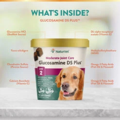 NaturVet Glucosamine DS Plus™ Soft Chews -Tropi Pet Care Shop GlucosamineDSLevel270ctSC 3