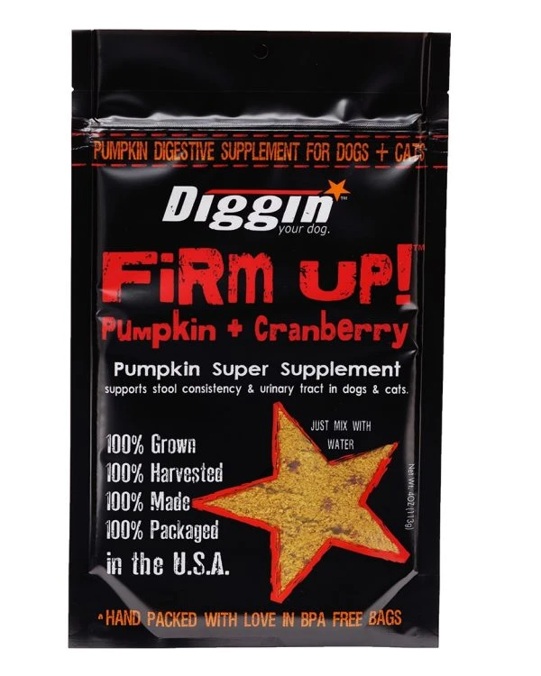 Diggin Your Dog FiRM UP!+ Cranberry Pumpkin Super Supplement 3 Diggin Your Dog FiRM UP!+ Cranberry Pumpkin Super Supplement