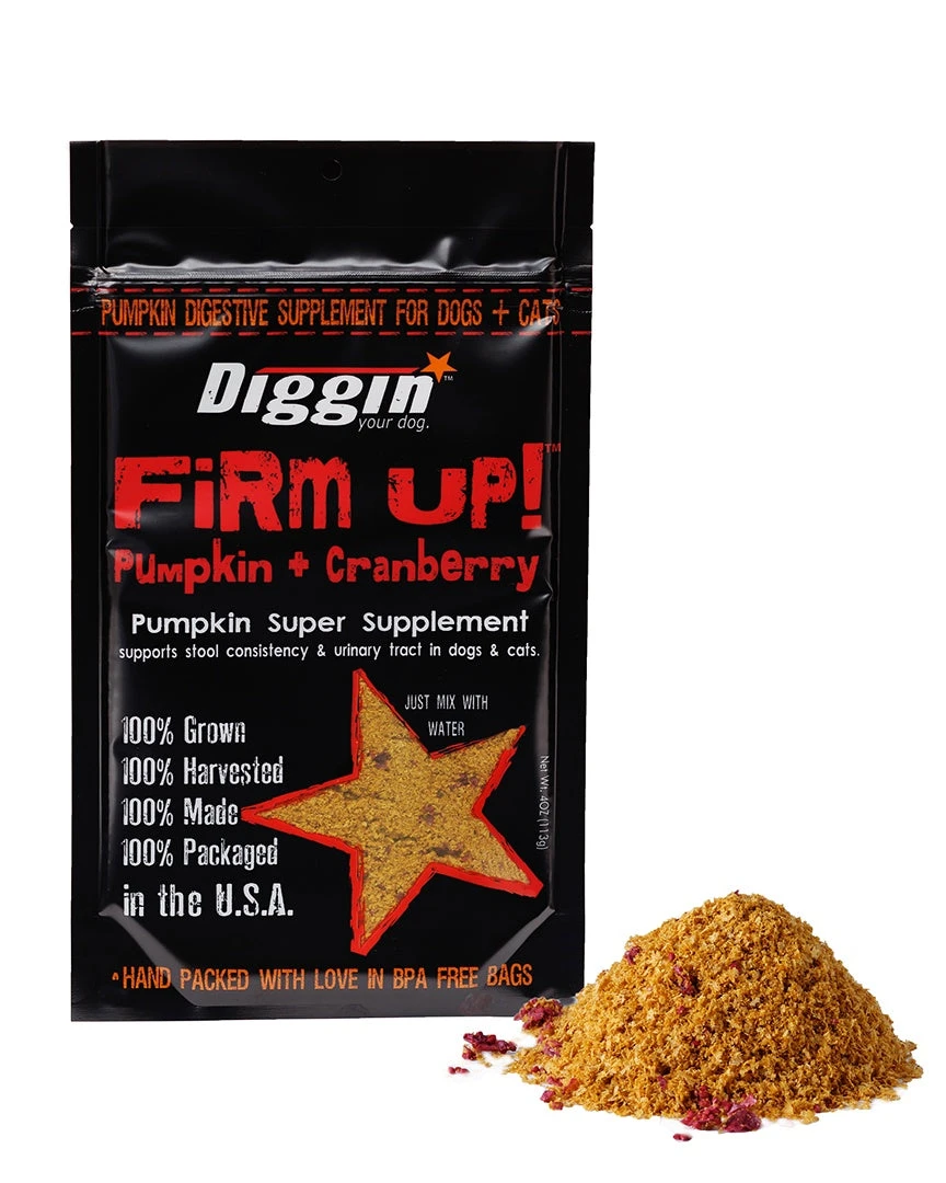 Diggin Your Dog FiRM UP!+ Cranberry Pumpkin Super Supplement 4 Diggin Your Dog FiRM UP!+ Cranberry Pumpkin Super Supplement - Image 2