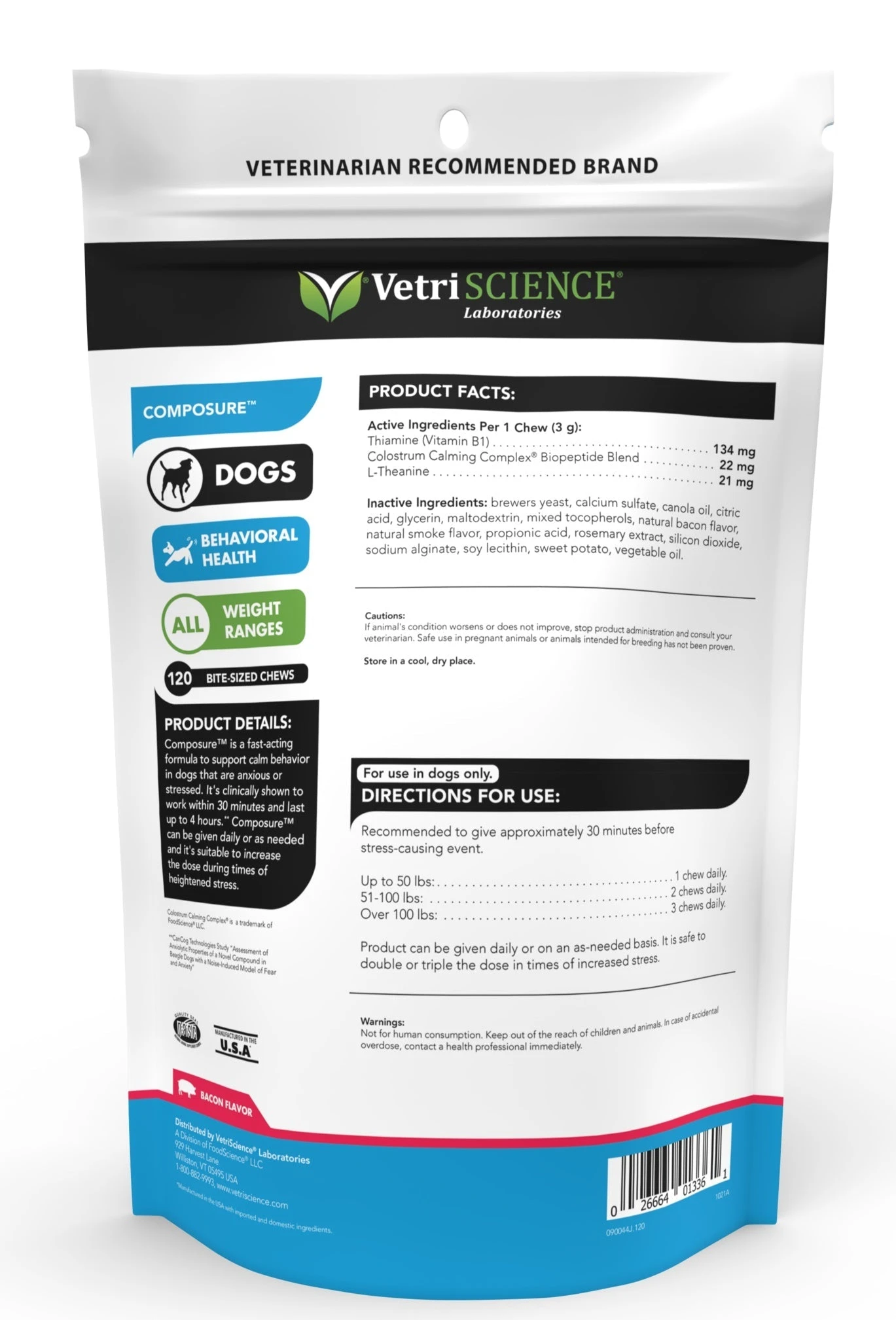 VetriScience Composure™ Dog Chews 8 VetriScience Composure™ Dog Chews - Image 6