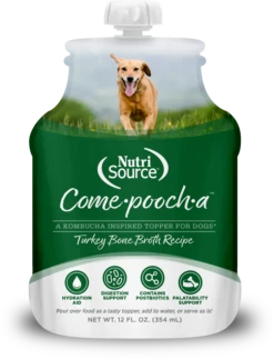 NutriSource Come-pooch-a Turkey Bone Broth For Dogs