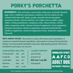 A Pup Above Porky's Porchetta Whole Food Cubies -Tropi Pet Care Shop NutritionalPanel Dry Pork 720x fbeee6c3 1e83 4d45 a20b 130137a1622a