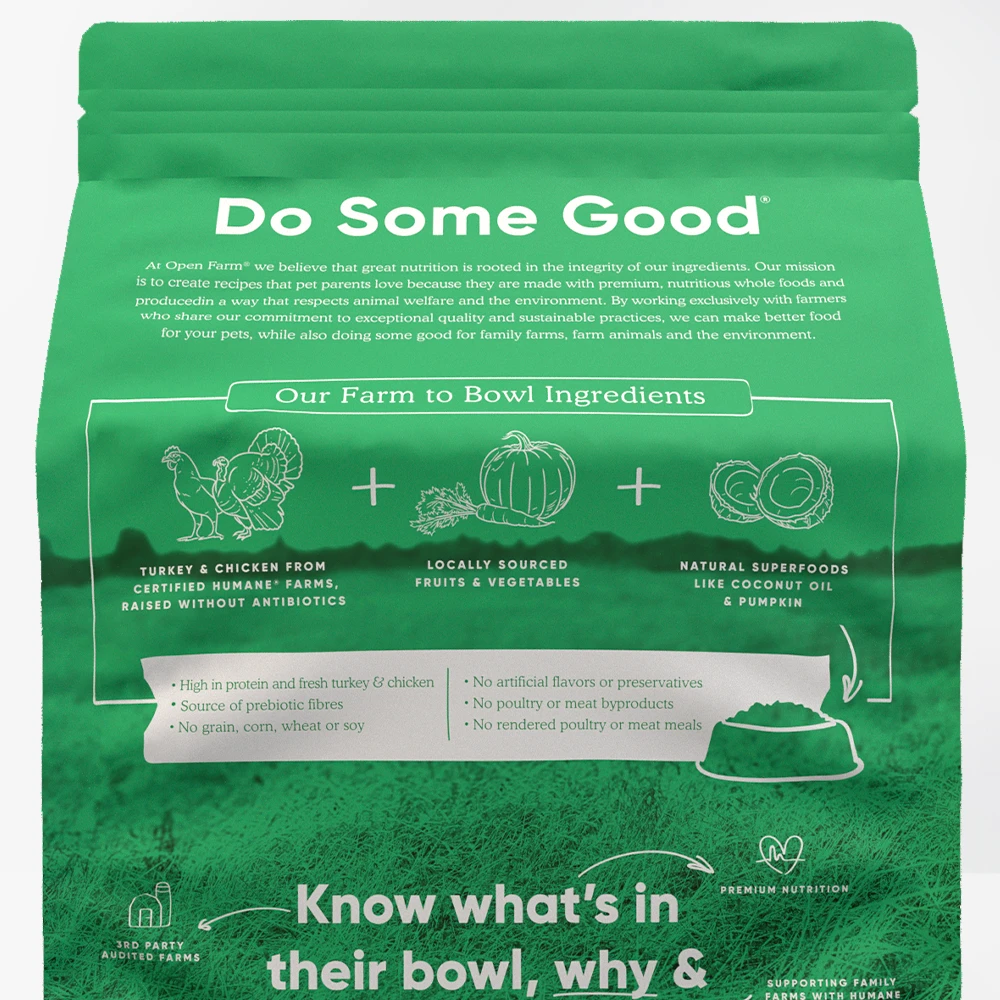 Open Farm Homestead Turkey & Chicken Dry Dog Food 4 Open Farm Homestead Turkey & Chicken Dry Dog Food - Image 2