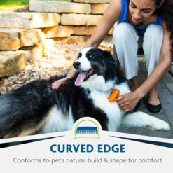 FURminator® Undercoat DeShedding Tool For Dogs With Short Hair 13 FURminator® Undercoat DeShedding Tool For Dogs With Short Hair -Tropi Pet Care Shop P92925 GalleryImages 03 CurvedEdge