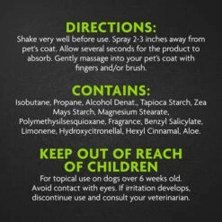 FURminator® Dry Shampoo 12 FURminator® Dry Shampoo -Tropi Pet Care Shop P93309 Gallery 03 Directions