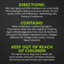 FURMINATOR DESHEDDING ULTRA PREMIUM SHAMPOO -Tropi Pet Care Shop P93317 GalleryImages 03 Directions