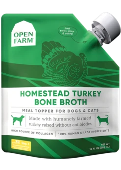 Open Farm Homestead Turkey Bone Broth For Dogs 10 Open Farm Homestead Turkey Bone Broth For Dogs -Tropi Pet Care Shop PDP BB TURKEY SINGLE 01 Hero 548x768 crop center 7f134c27 f6e3 4c53 8006 71441ec21a6a