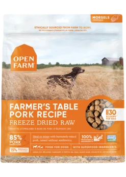 Open Farm Farmerās Table Pork Freeze Dried Raw Dog Food