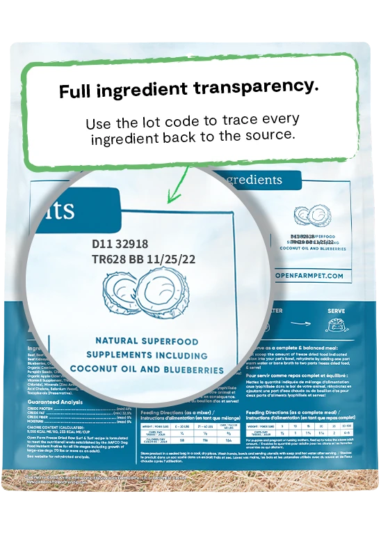 Open Farm Surf & Turf Freeze Dried Raw Dog Food 4 Open Farm Surf & Turf Freeze Dried Raw Dog Food - Image 2