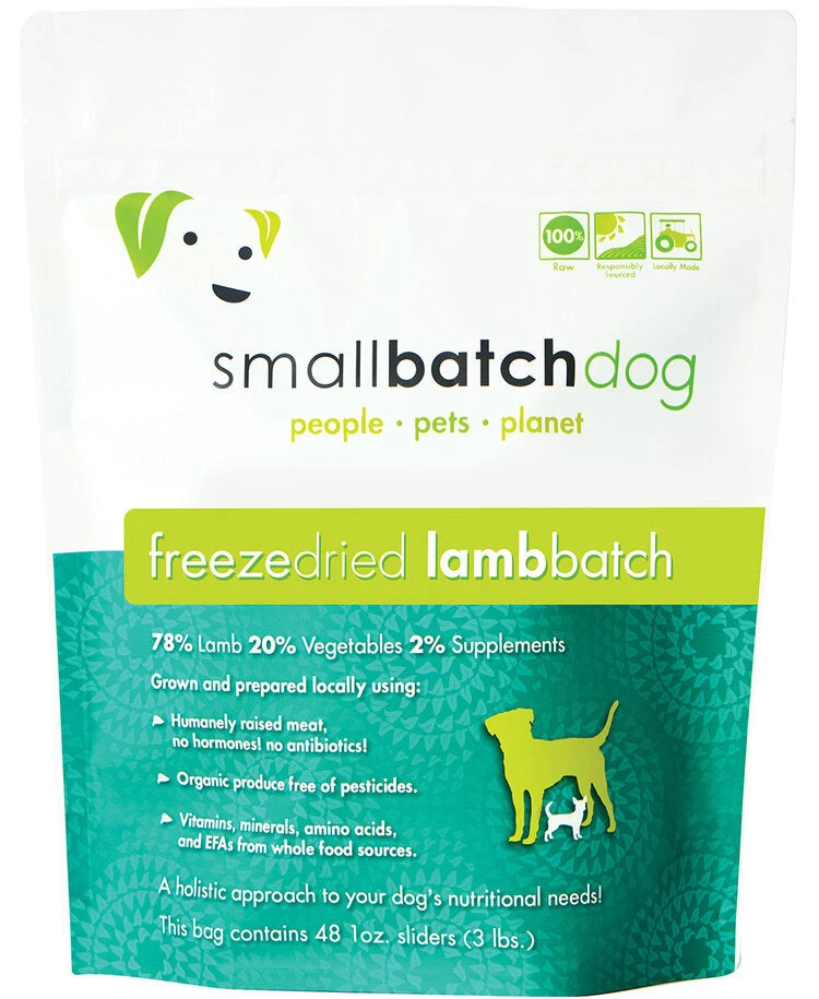Smallbatch Lambbatch Freeze Dried Dog Food 3 Smallbatch Lambbatch Freeze Dried Dog Food
