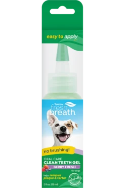 TropiClean Pet Oral Care Gel For Dogs With Berry Flavoring