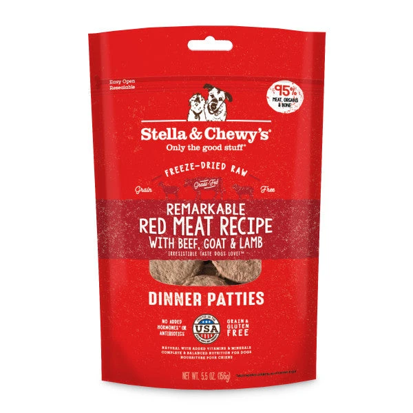 Stella & Chewy's Remarkable Raw Red Meat Recipe Freeze Dried Dinner Patties Dog Food 7 Stella & Chewy's Remarkable Raw Red Meat Recipe Freeze Dried Dinner Patties Dog Food - Image 5