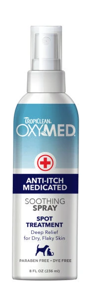 TropiClean OxyMed Medicated Anti Itch Spray For Pets