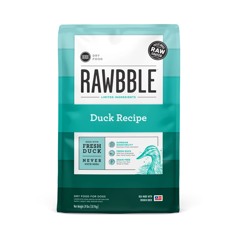 BIXBI Pet RAWBBLE® DRY DOG FOOD - DUCK RECIPE 3 BIXBI Pet RAWBBLE® DRY DOG FOOD - DUCK RECIPE