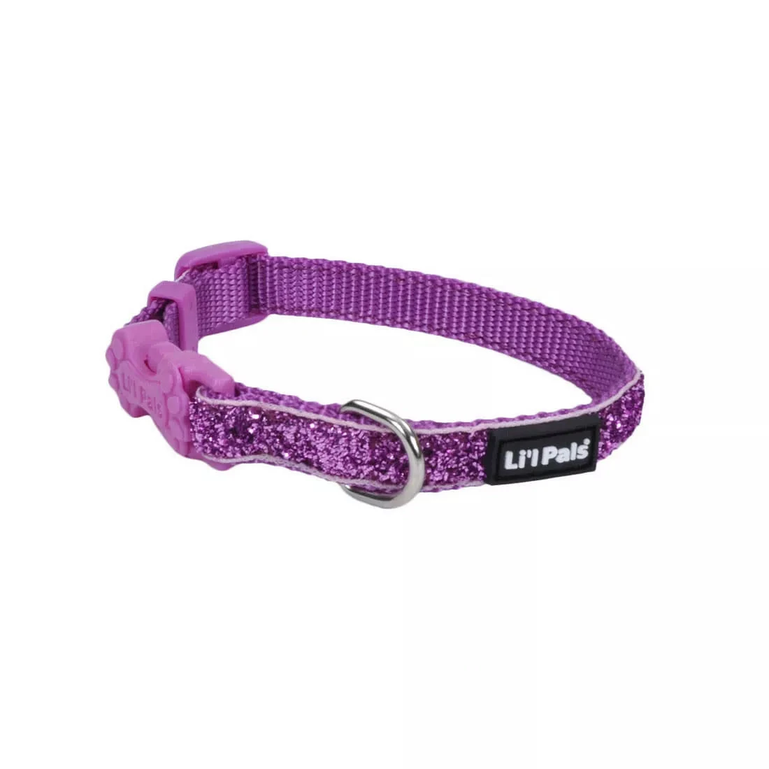 Coastal Pet Products Li'l Pals Adjustable Dog Collar With Glitter Overlay 6 Coastal Pet Products Li'l Pals Adjustable Dog Collar With Glitter Overlay - Image 4