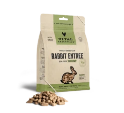 Vital Essentials Freeze-Dried Raw Rabbit Entrée Mini Nibs Dog Food