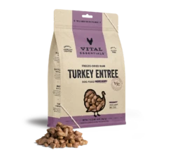 Vital Essentials Freeze-Dried Raw Turkey Entrée Mini Nibs Dog Food