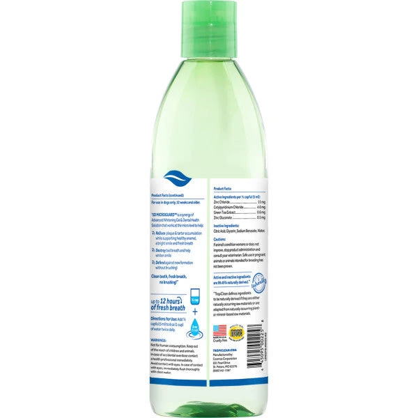 TropiClean Fresh Breath Advanced Whitening Dental Health Solution For Dogs 5 TropiClean Fresh Breath Advanced Whitening Dental Health Solution For Dogs - Image 3
