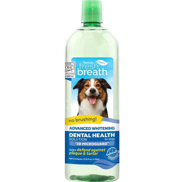 TropiClean Fresh Breath Advanced Whitening Dental Health Solution For Dogs 4 TropiClean Fresh Breath Advanced Whitening Dental Health Solution For Dogs - Image 2