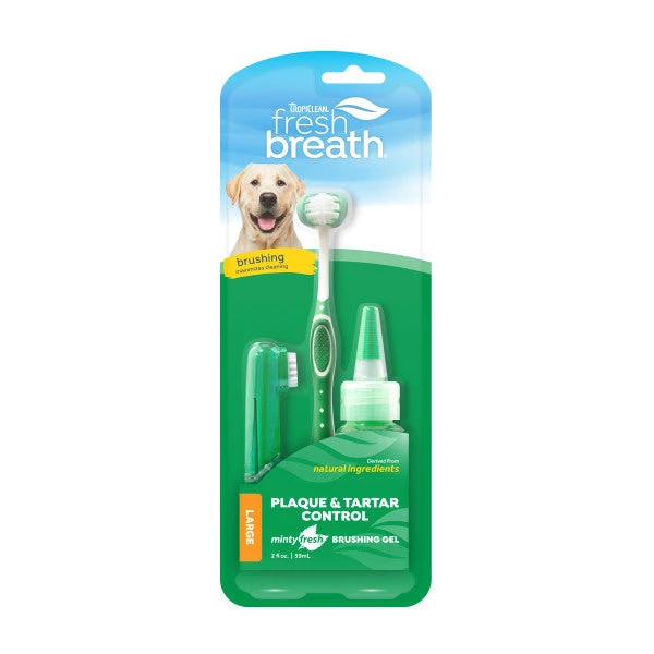 TropiClean Fresh Breath Oral Care Kit For Dogs 5 TropiClean Fresh Breath Oral Care Kit For Dogs - Image 3