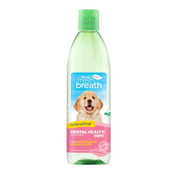 TropiClean Fresh Breath Dental Health Solution For Puppies 3 TropiClean Fresh Breath Dental Health Solution For Puppies