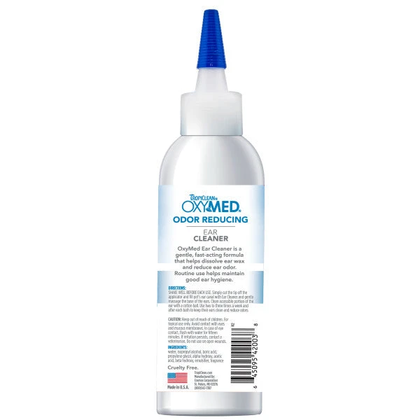 TropiClean OxyMed Ear Cleaner For Pets 5 TropiClean OxyMed Ear Cleaner For Pets - Image 3