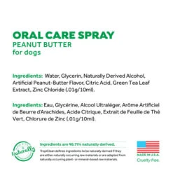 TropiClean Fresh Breath Peanut Butter Oral Care Spray For Pets -Tropi Pet Care Shop uezrmrt7icdcxzj1d1ug