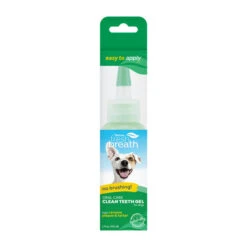 TropiClean Fresh Breath No Brushing Clean Teeth Dental & Oral Care Gel For Dogs